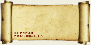 Jelisaveta Karadžić vizit kartica